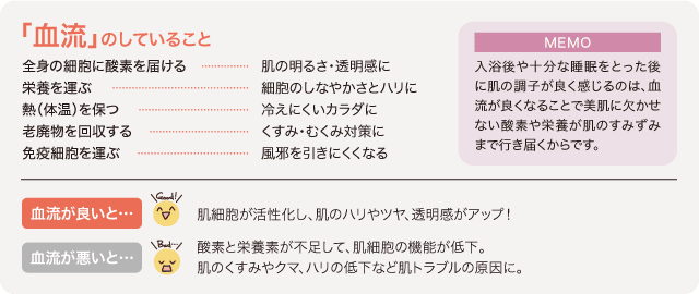 血流のしていること